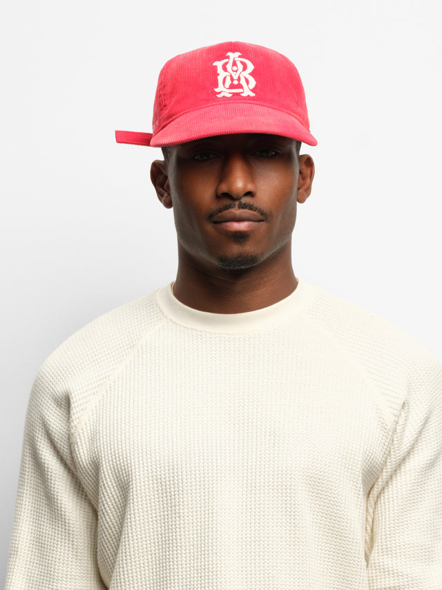 monogram cord cap red