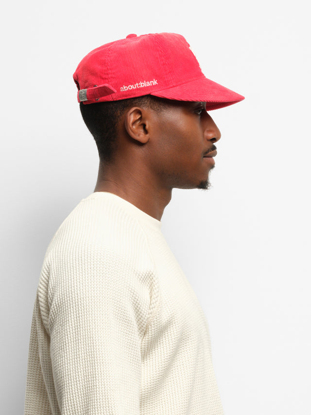 monogram cord cap red
