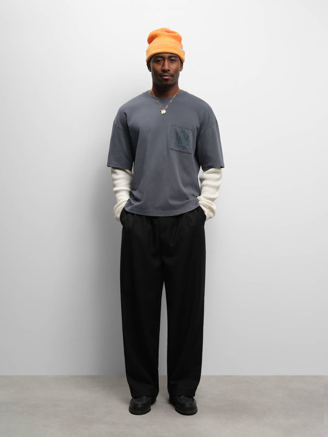 monogram layered long sleeve t-shirt turbulence