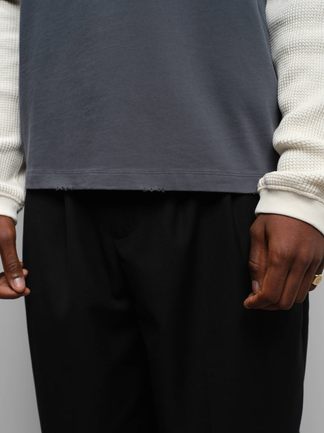 monogram layered long sleeve t-shirt turbulence