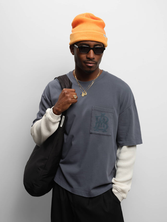monogram layered long sleeve t-shirt turbulence