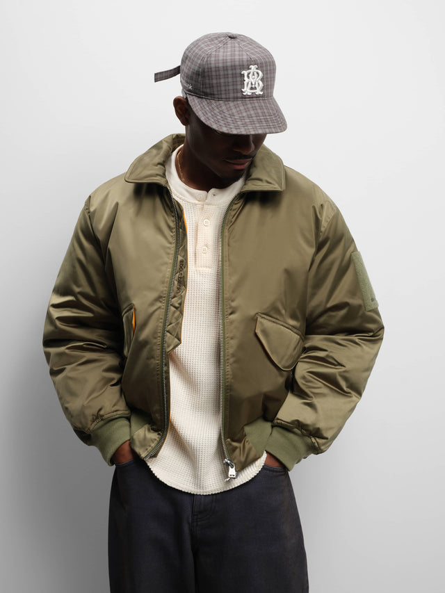 bomber jacket olive