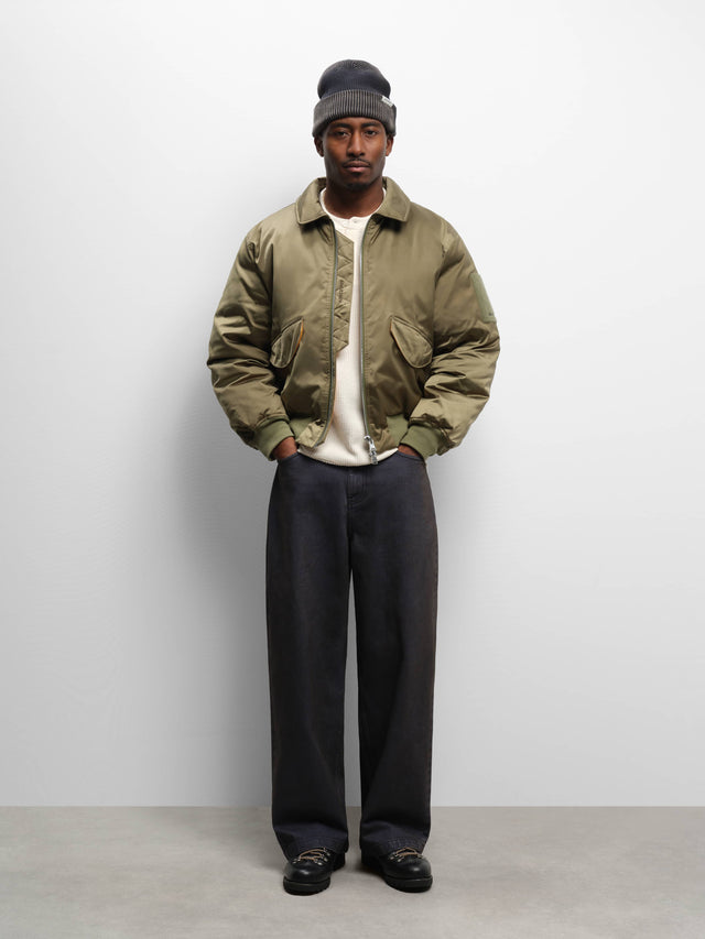 bomber jacket olive