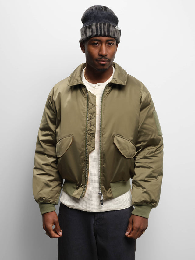 bomber jacket olive