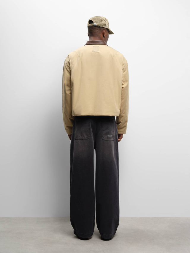 western pant washed black