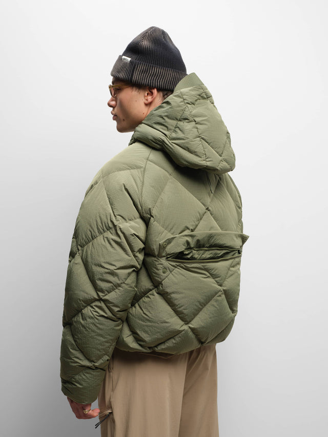 ripstop puffer jacket clover