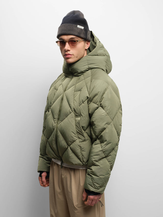ripstop puffer jacket clover