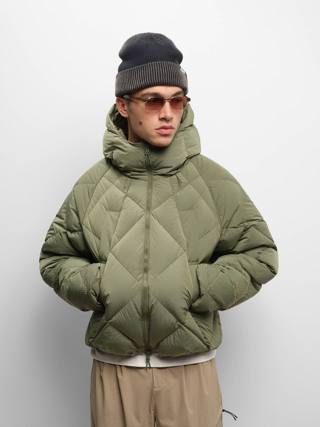ripstop puffer jacket clover