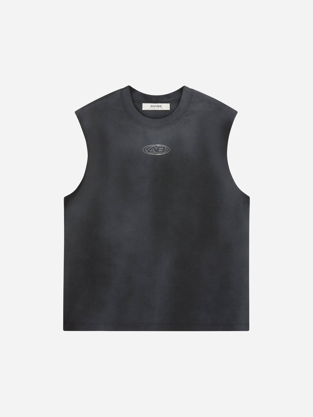 ellipse sleeveless t shirt washed