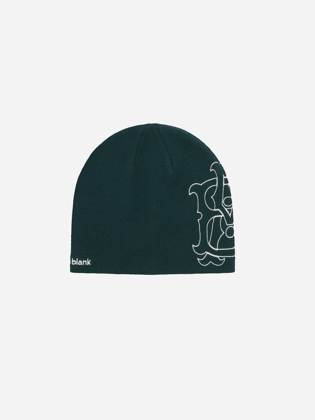 emblem skull beanie epsom green