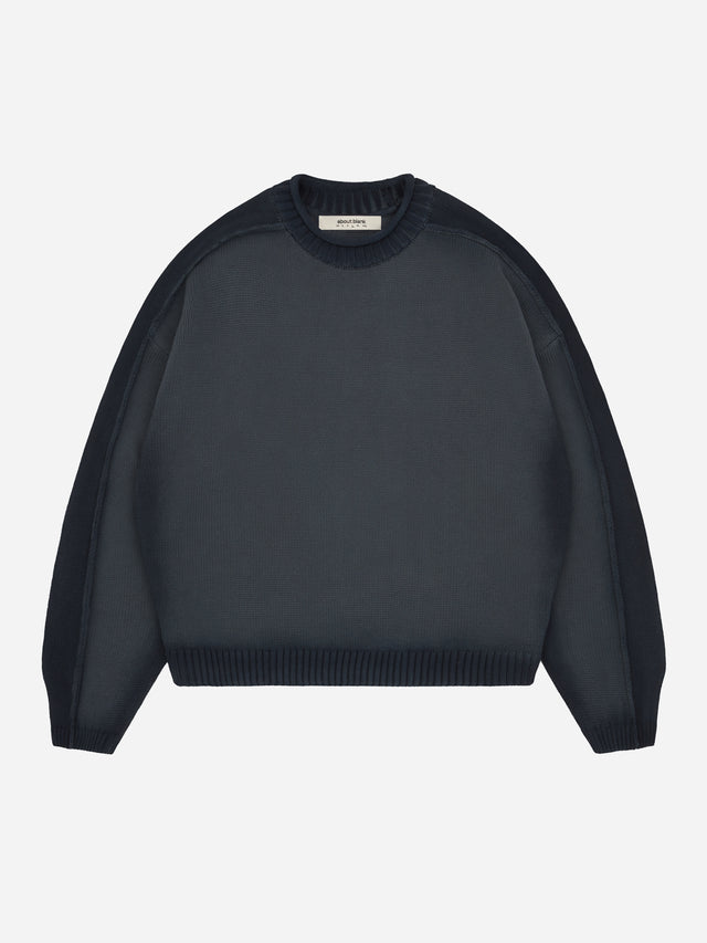 spray dye knit crew turbulence