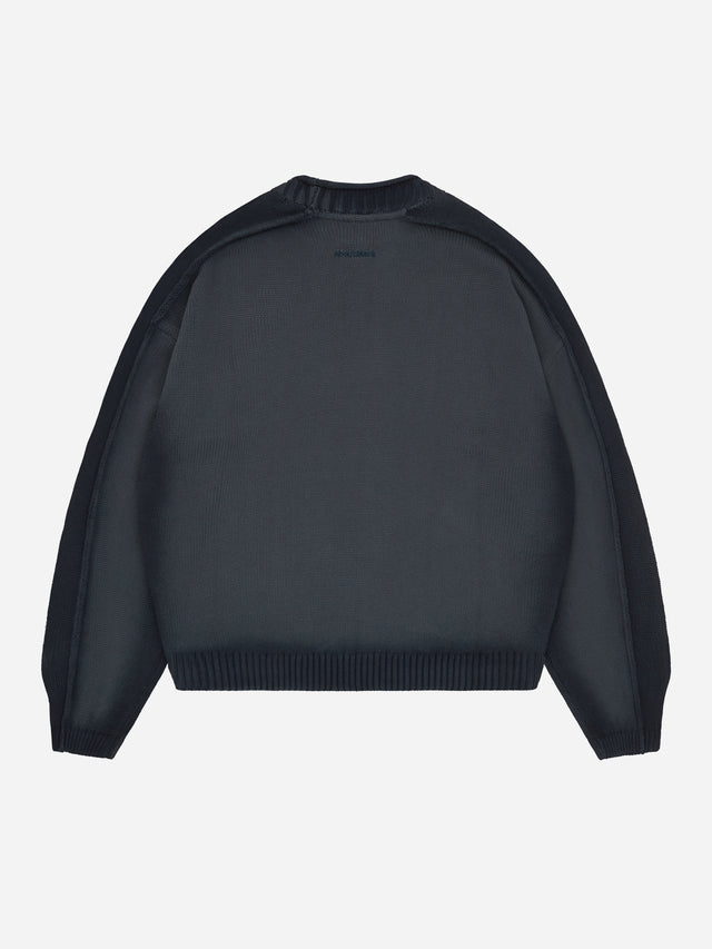 spray dye knit crew turbulence