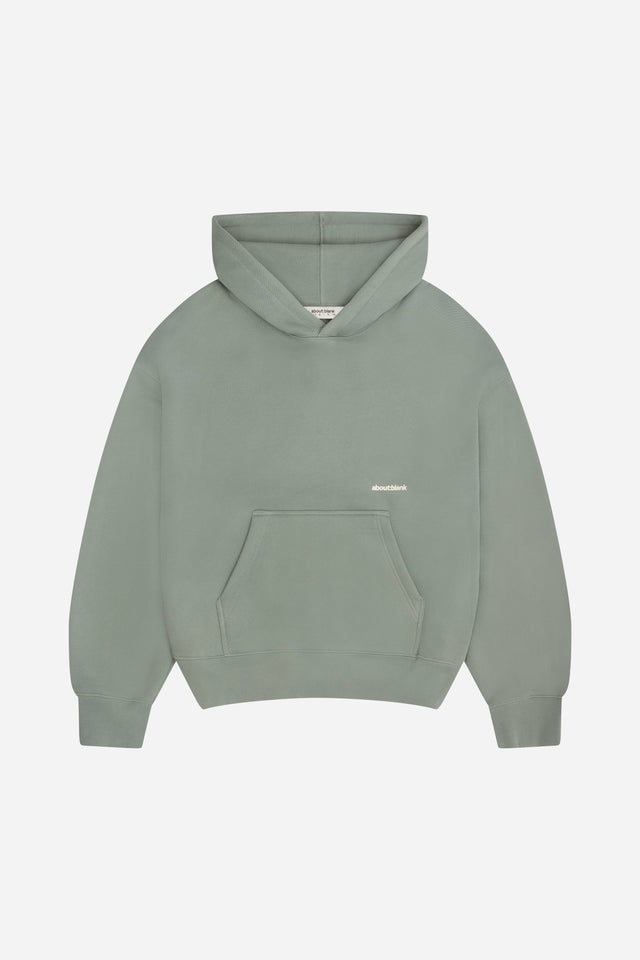 box hoodie sage/ecru