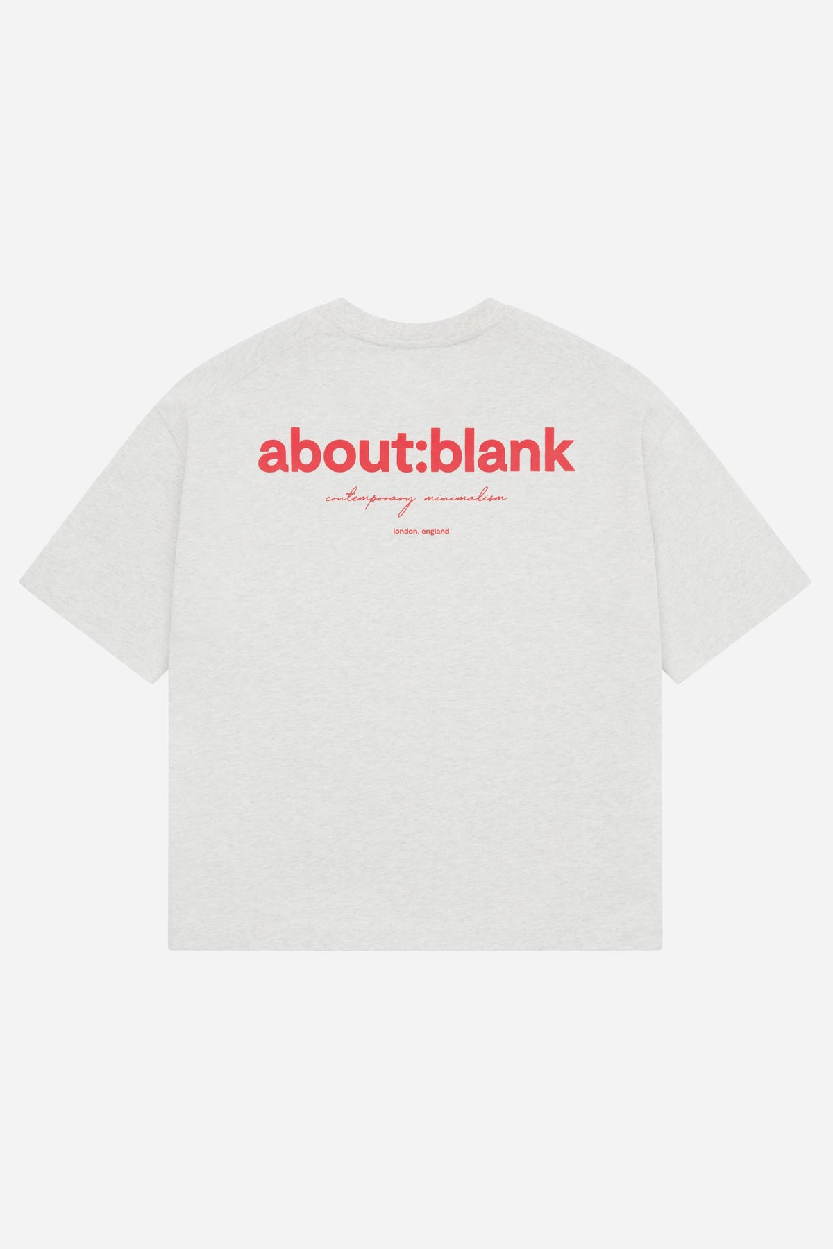 box t shirt marl red