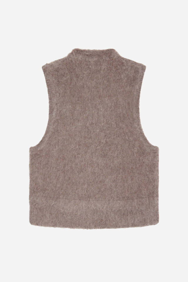 brushed vest biscuit