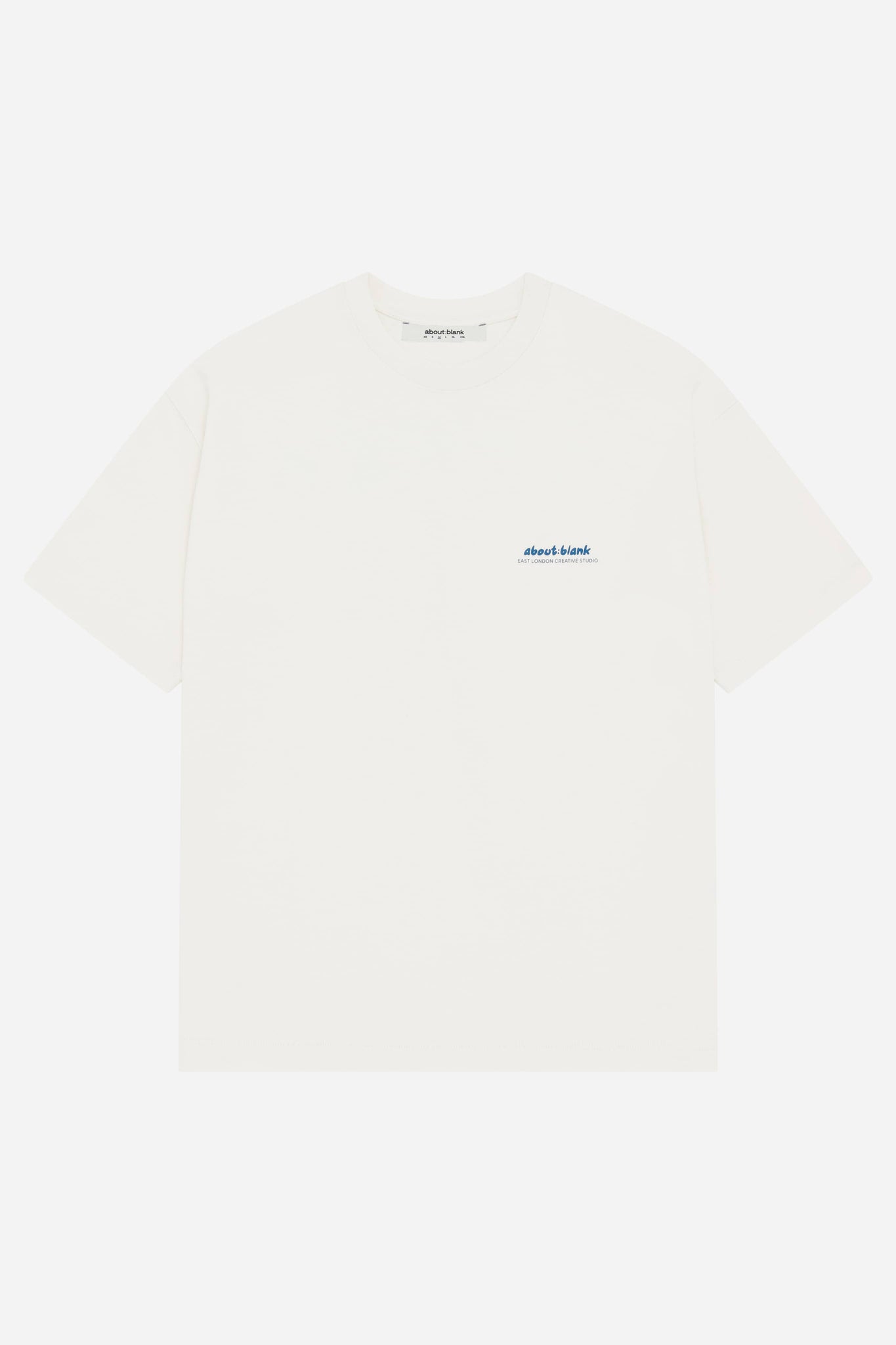 zev t-shirt oat/estate blue