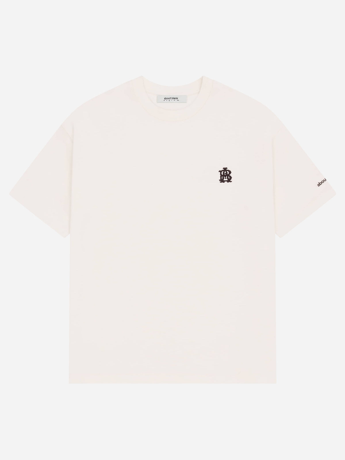 classic t-shirt oat/black