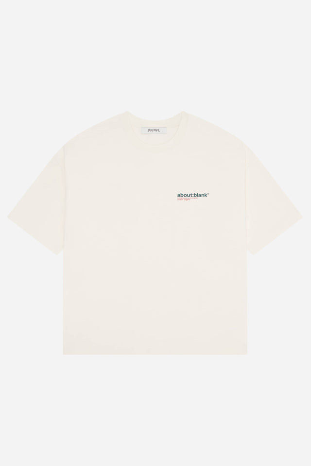 collection t-shirt oat/green/red