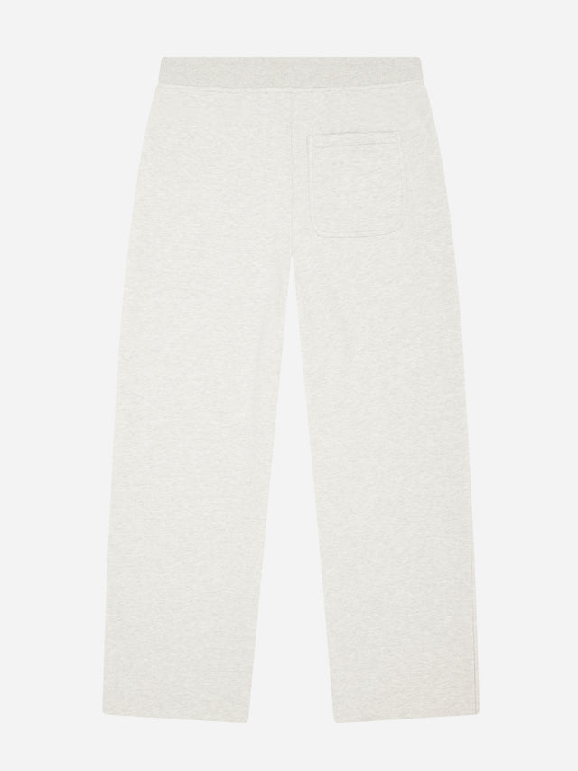 dual logo sweatpant grey marl/black