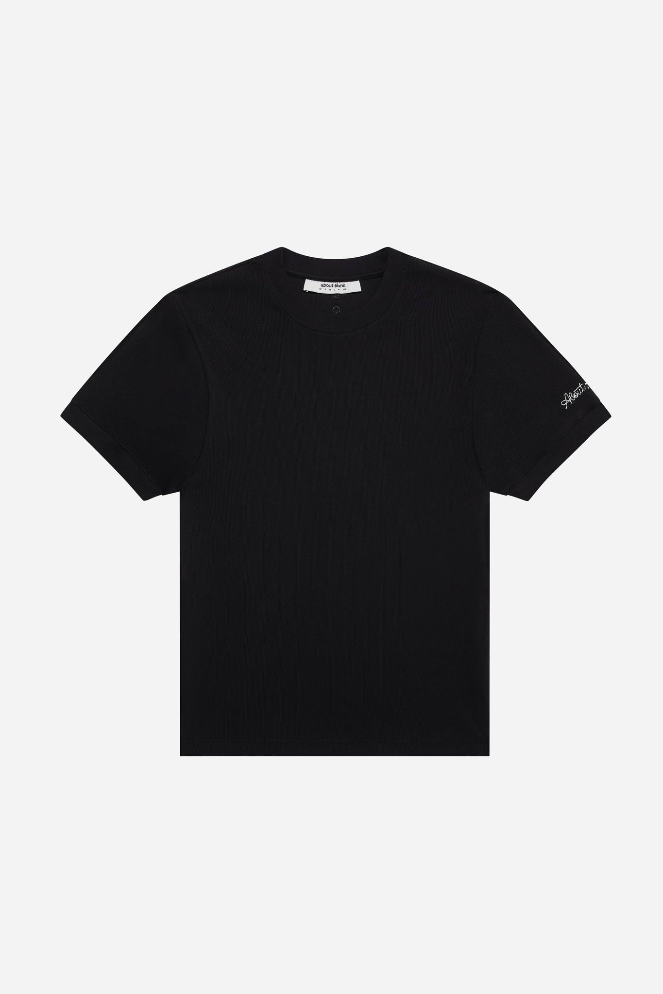 fitted t-shirt black