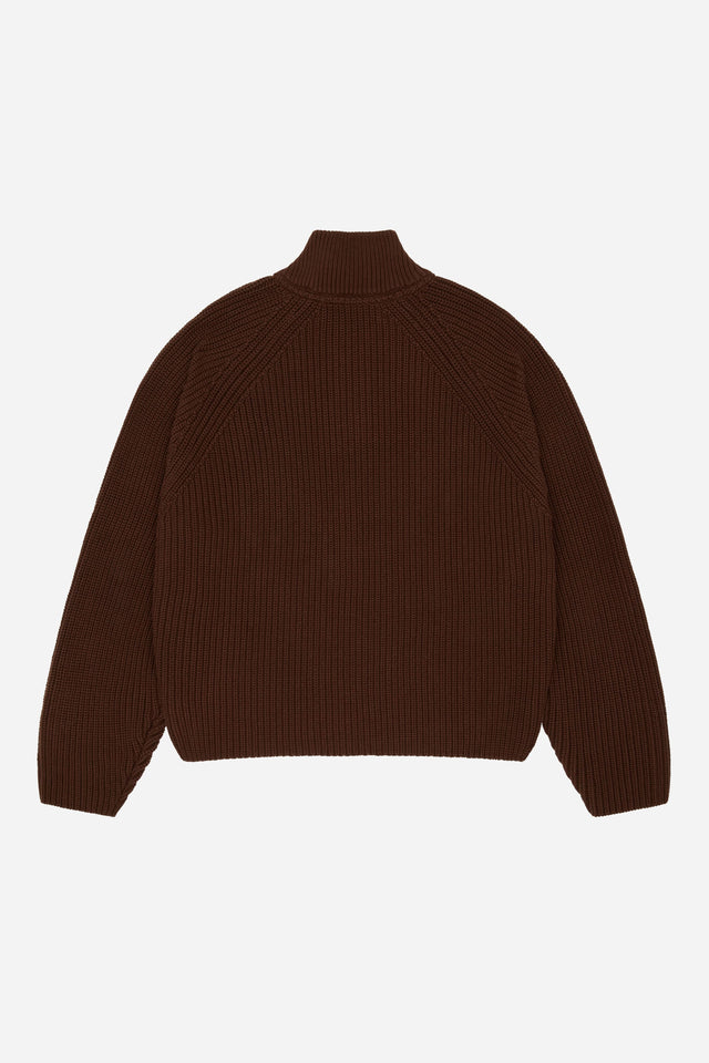 funnel knit brown
