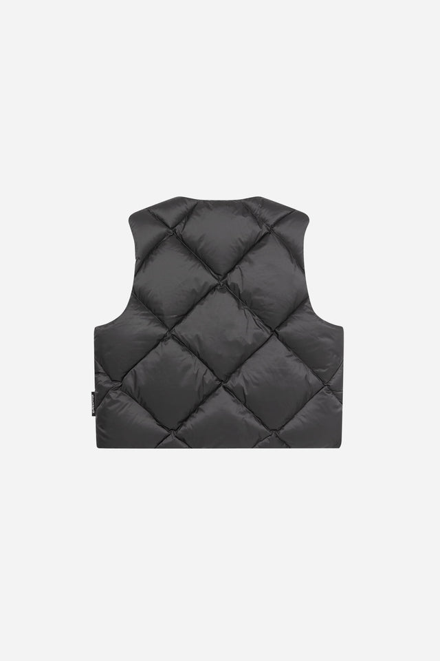gilet dusty black