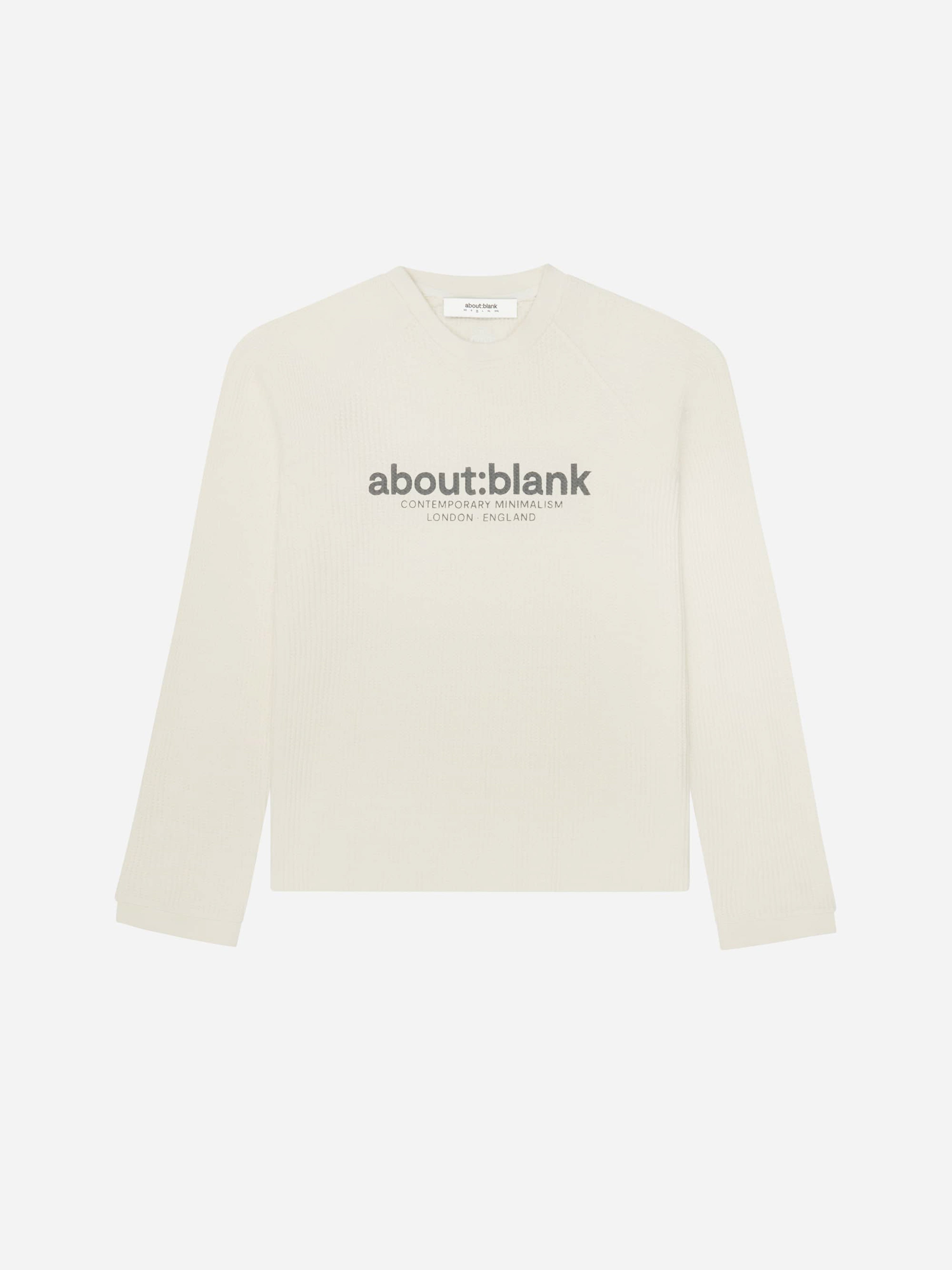 about:blank | garcon long sleeve waffle - oat