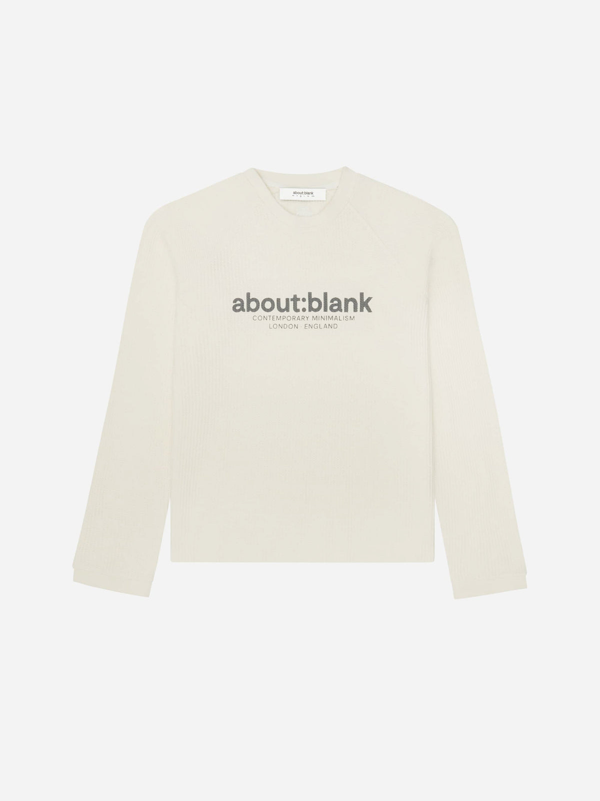 garcon long sleeve waffle oat