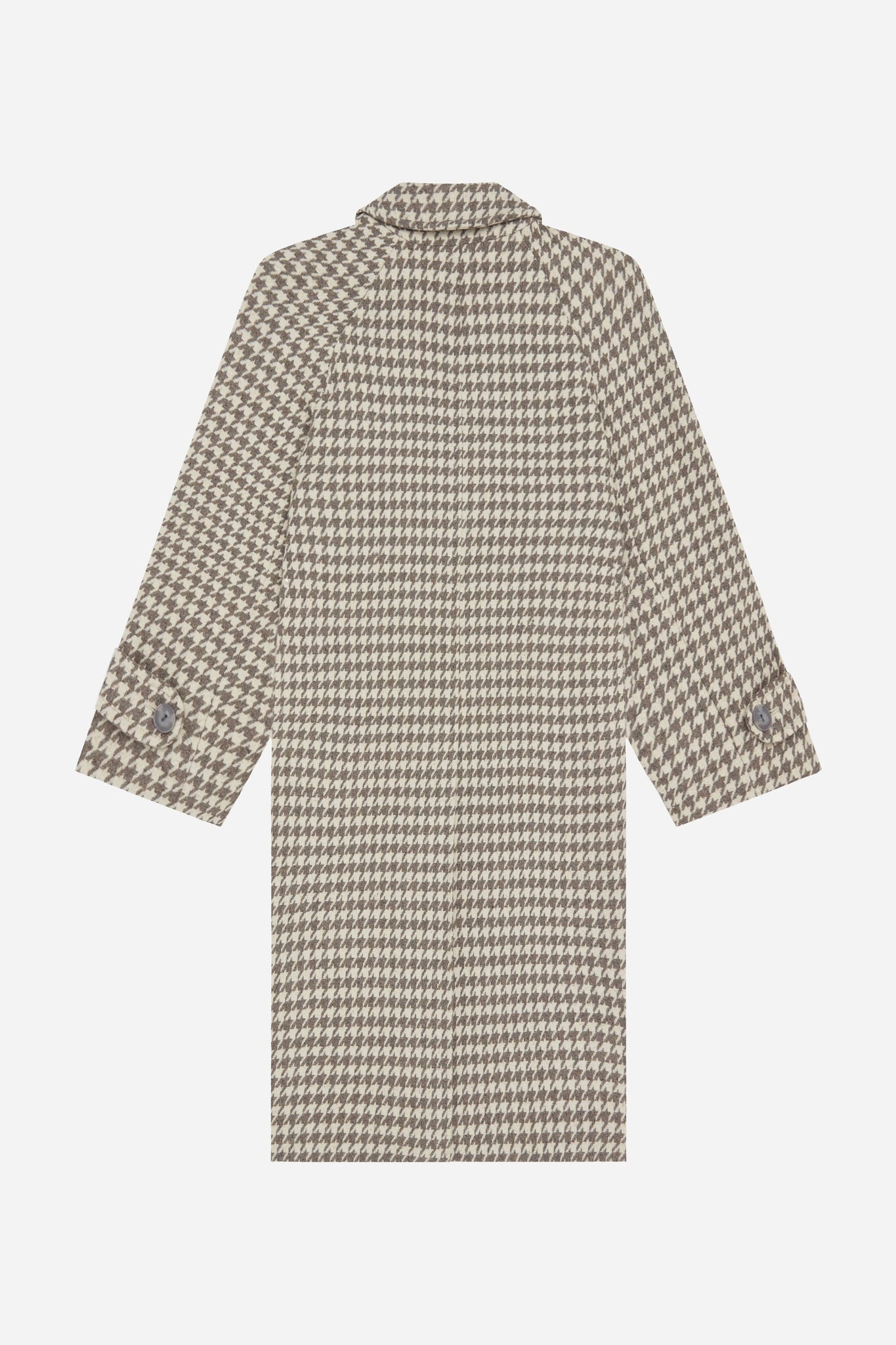 houndstooth trench coat