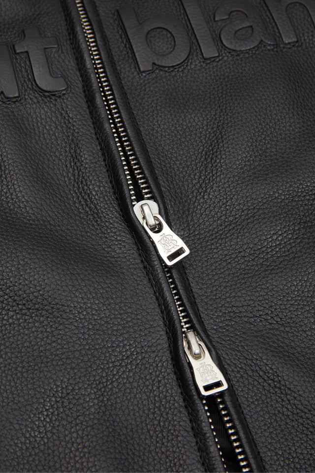 leather jacket black