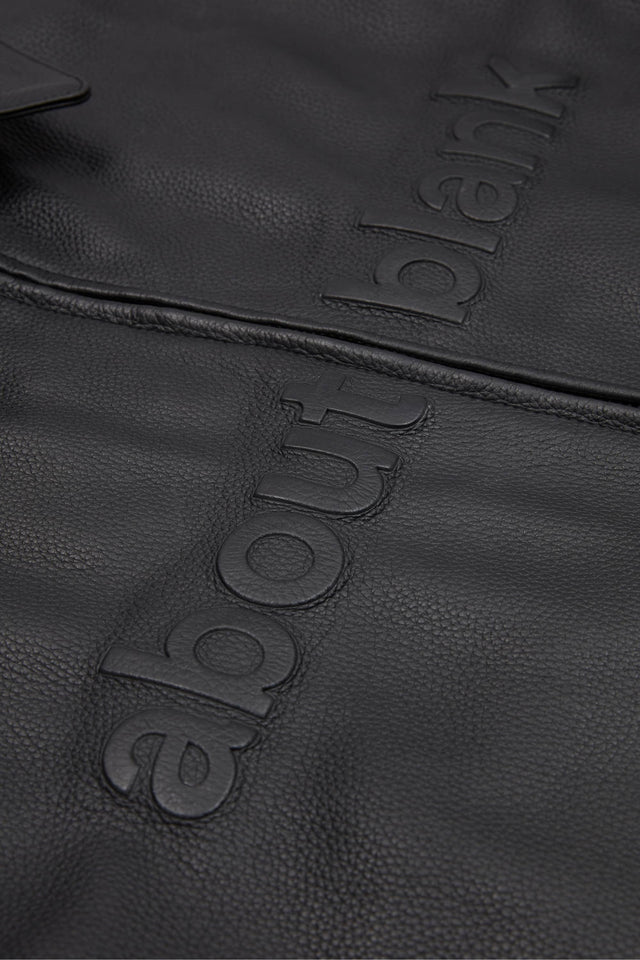 leather jacket black