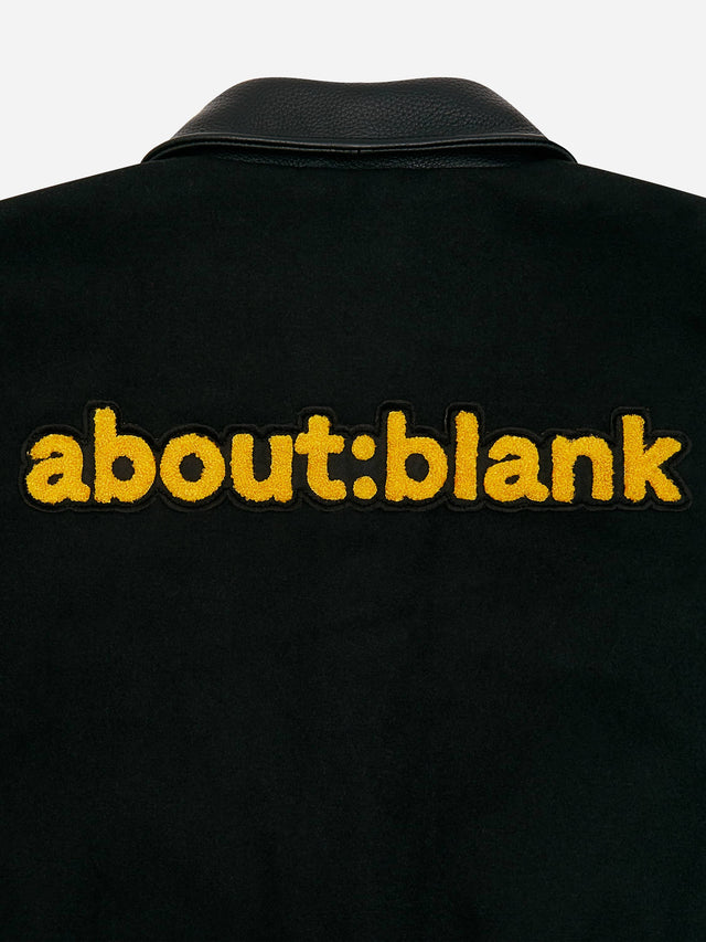 letterman jacket black