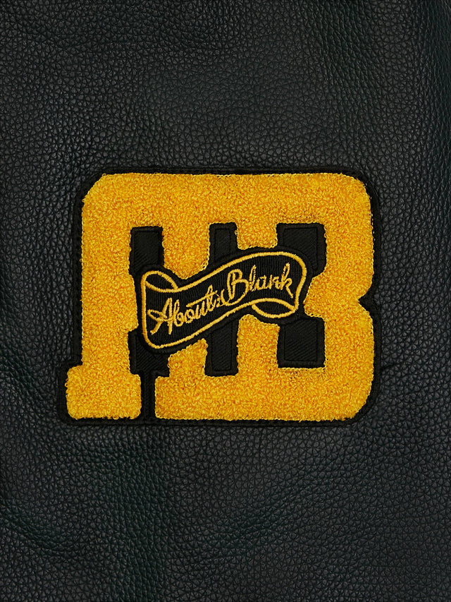 letterman jacket black