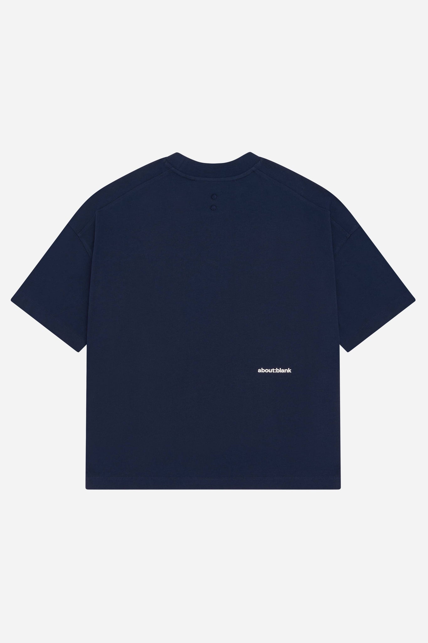 mock neck t-shirt navy