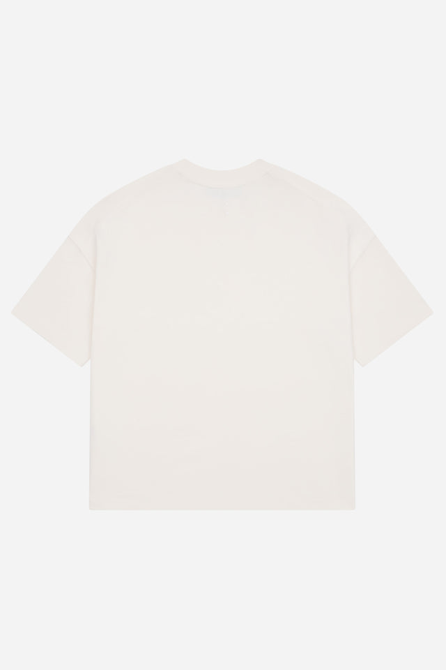 monogram mock neck t-shirt oat
