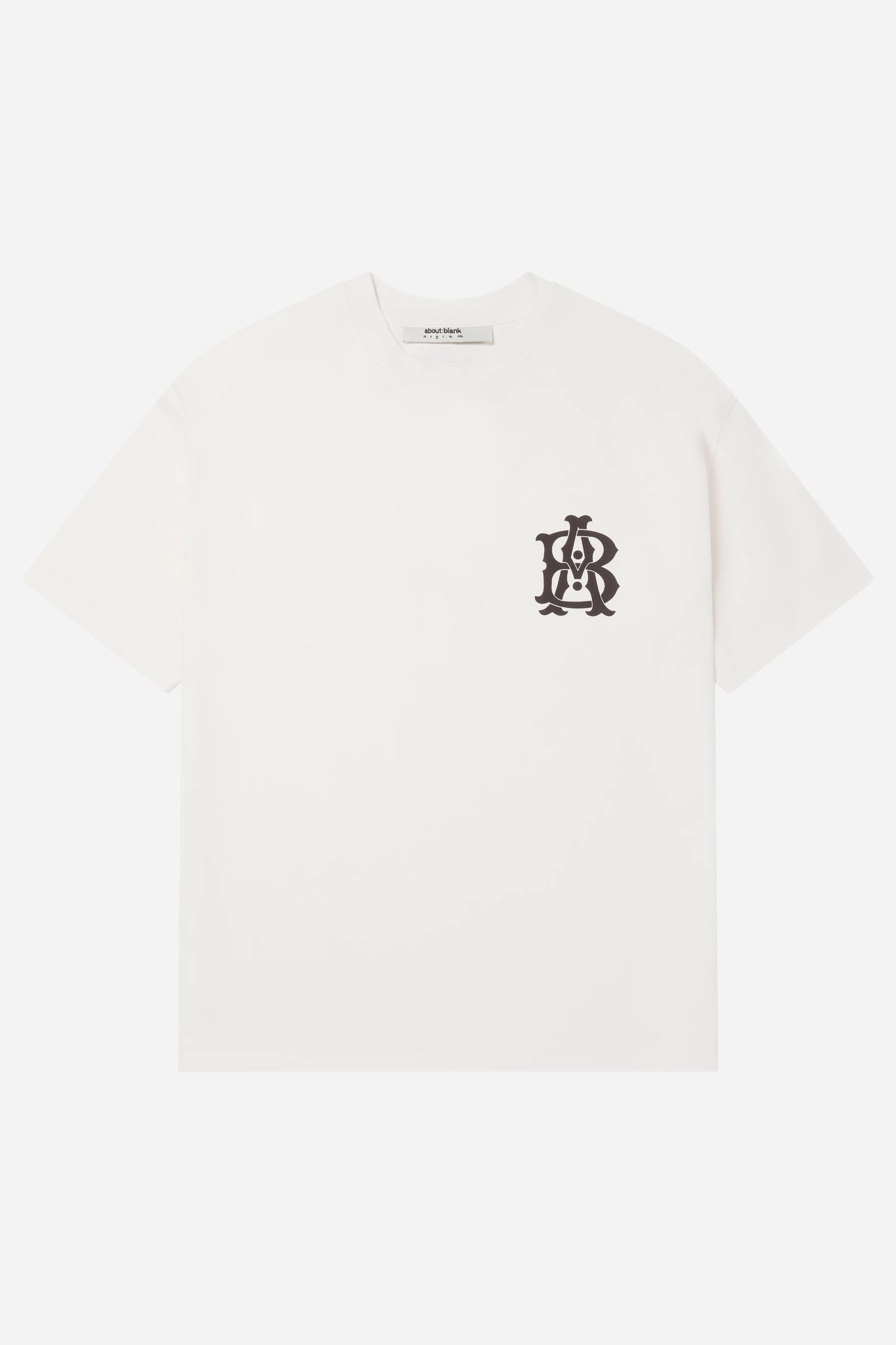 monogram t-shirt oat/black