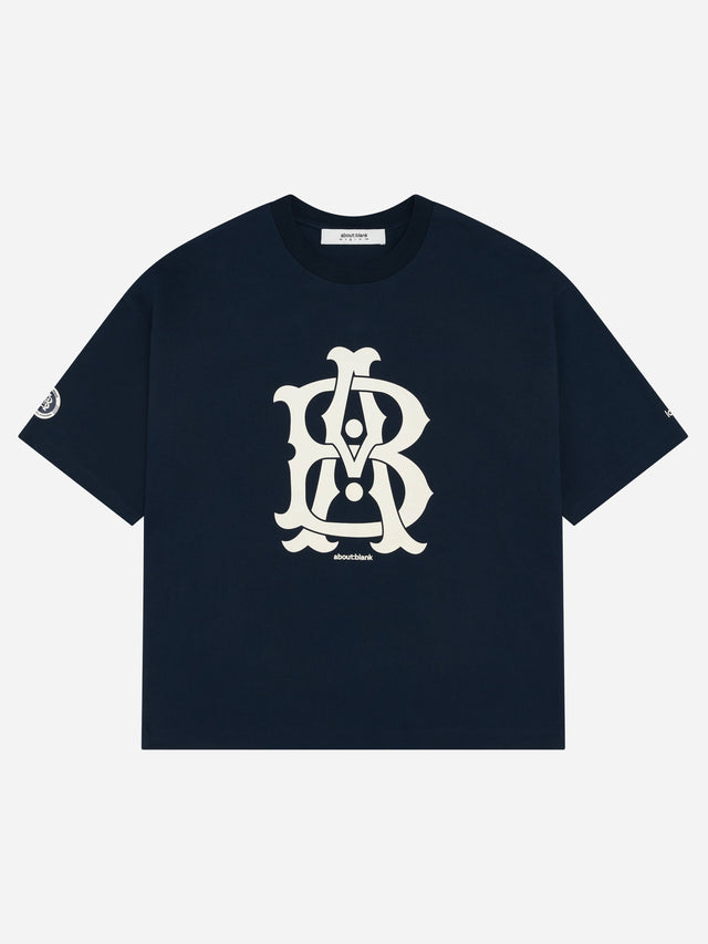 varsity t-shirt navy/ecru