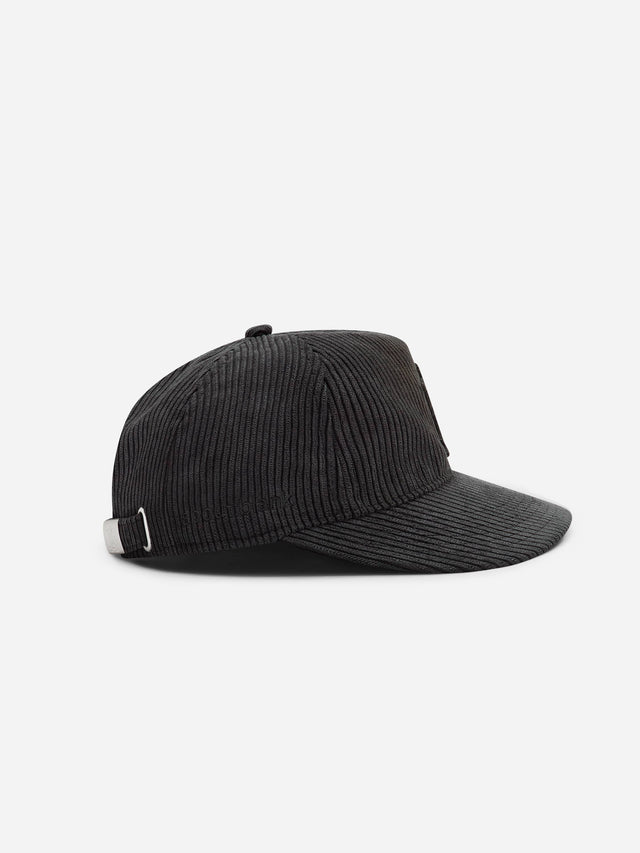 monogram cord cap black