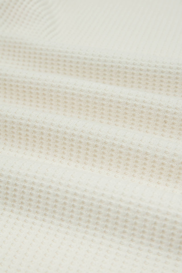 long sleeve waffle oat