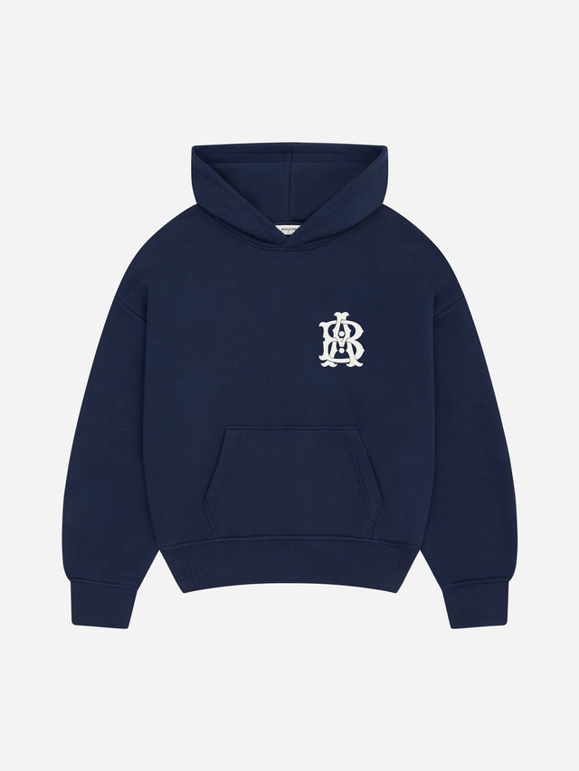 monogram hoodie navy