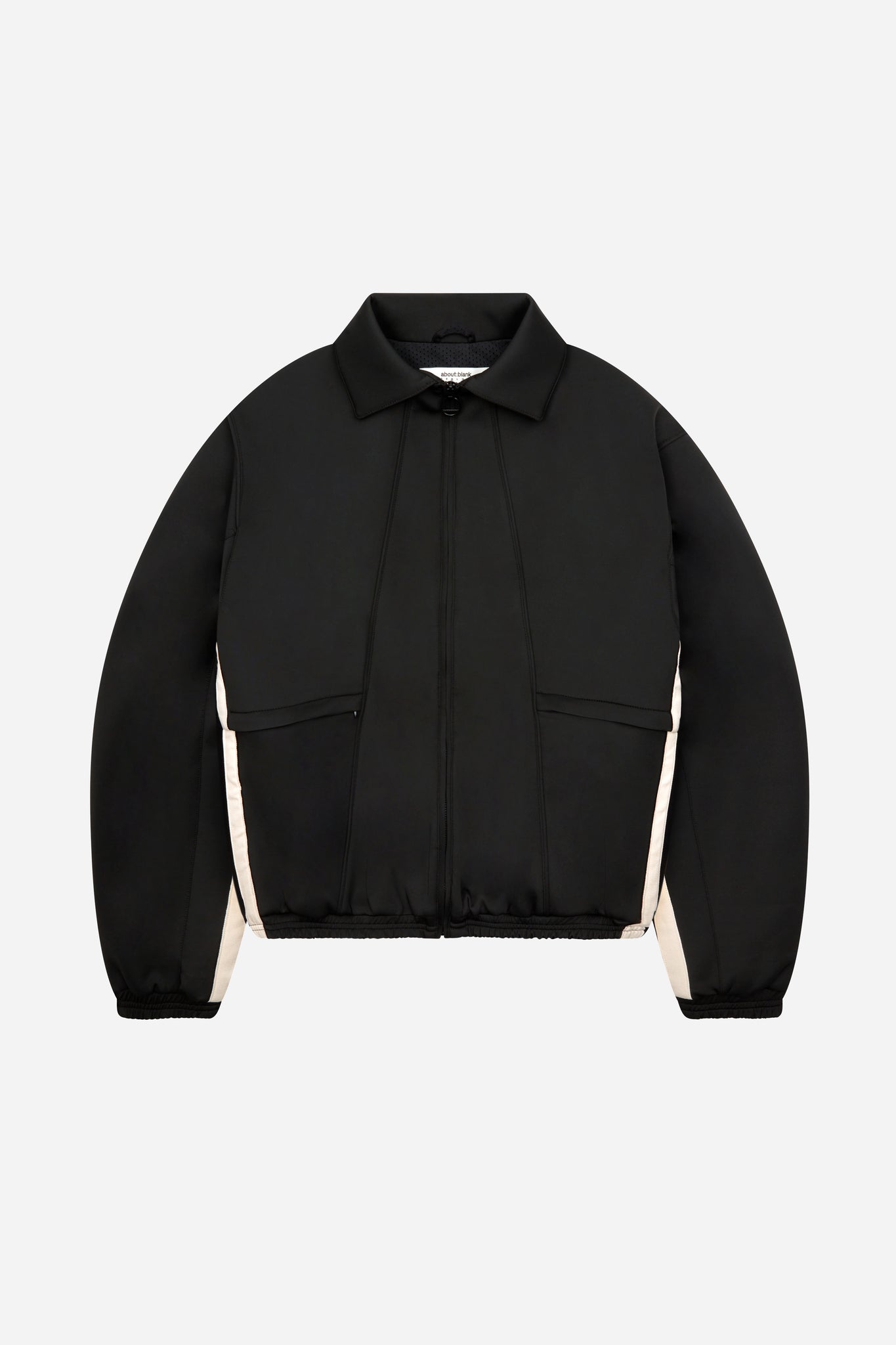 monogram track jacket black/ecru