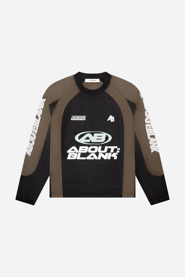 motocross jersey black/olive/sage