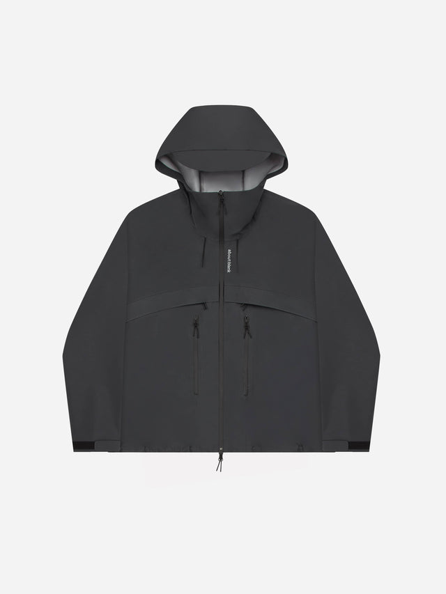 water reactive jacket dusty black