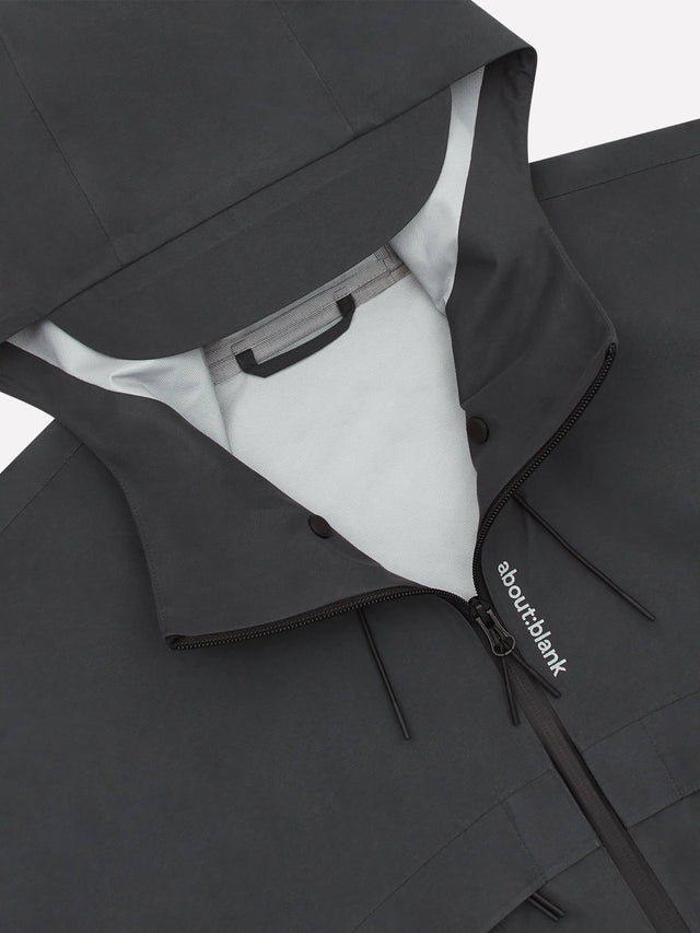 water reactive jacket dusty black