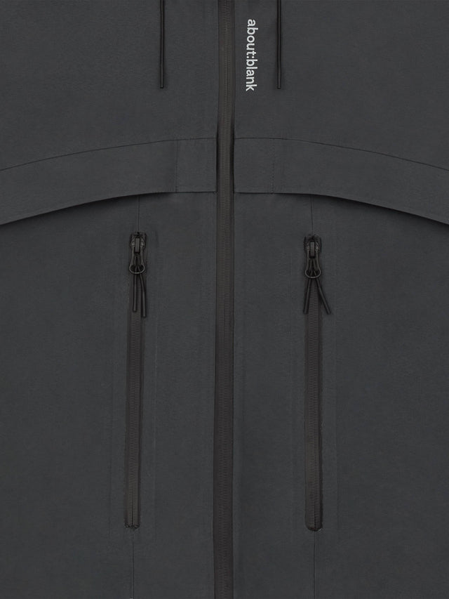 water reactive jacket dusty black
