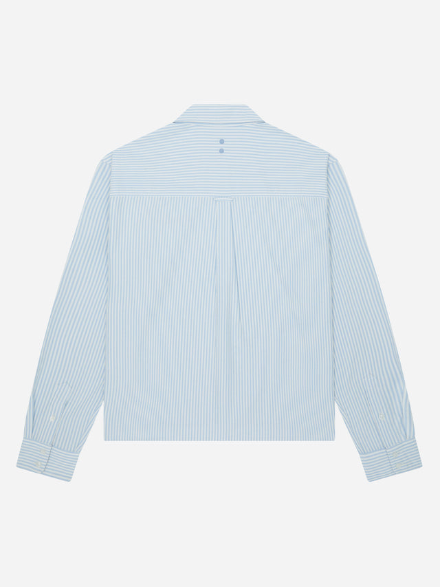 oxford script shirt blue/red