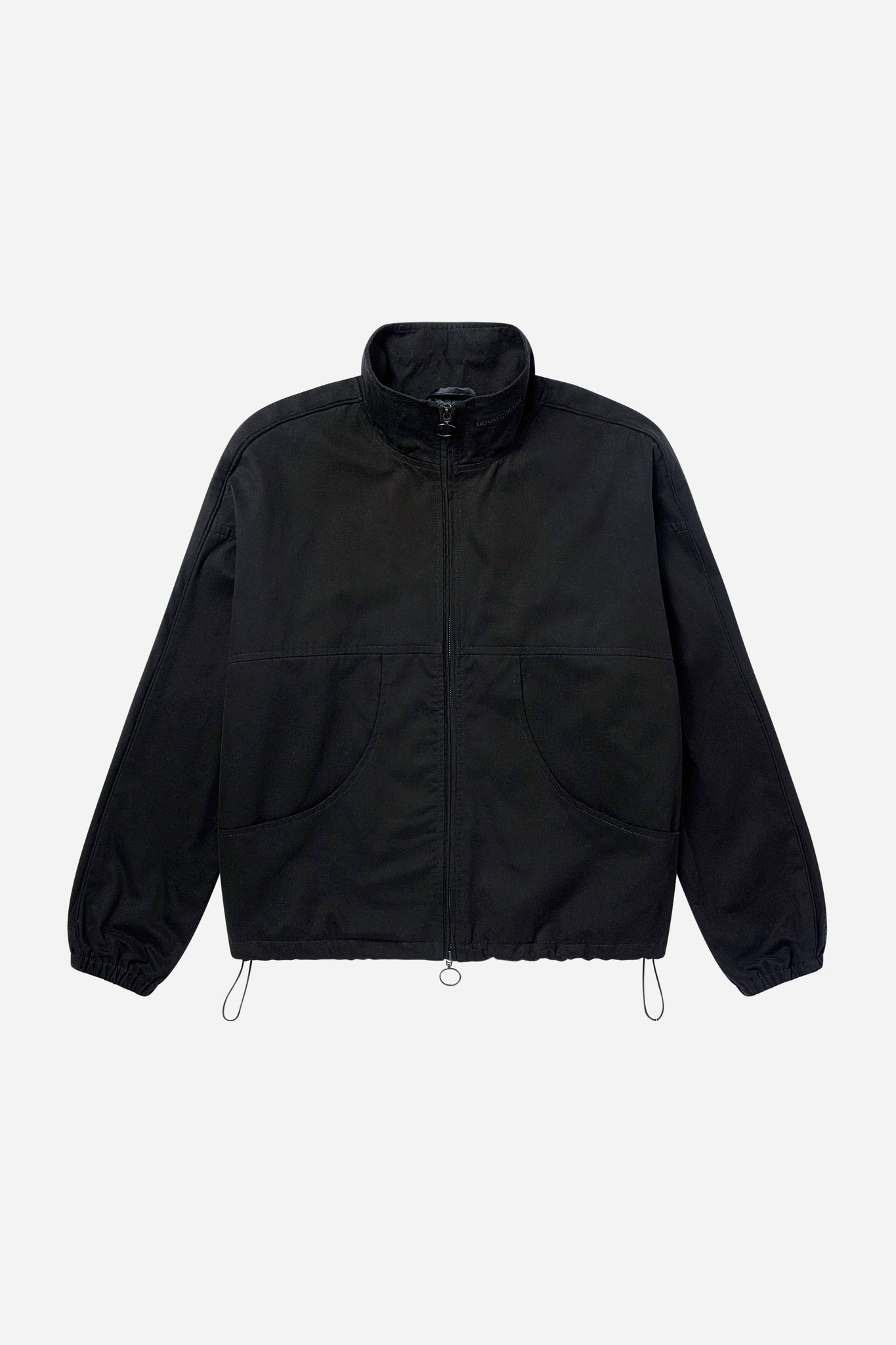 panelled track jacket black