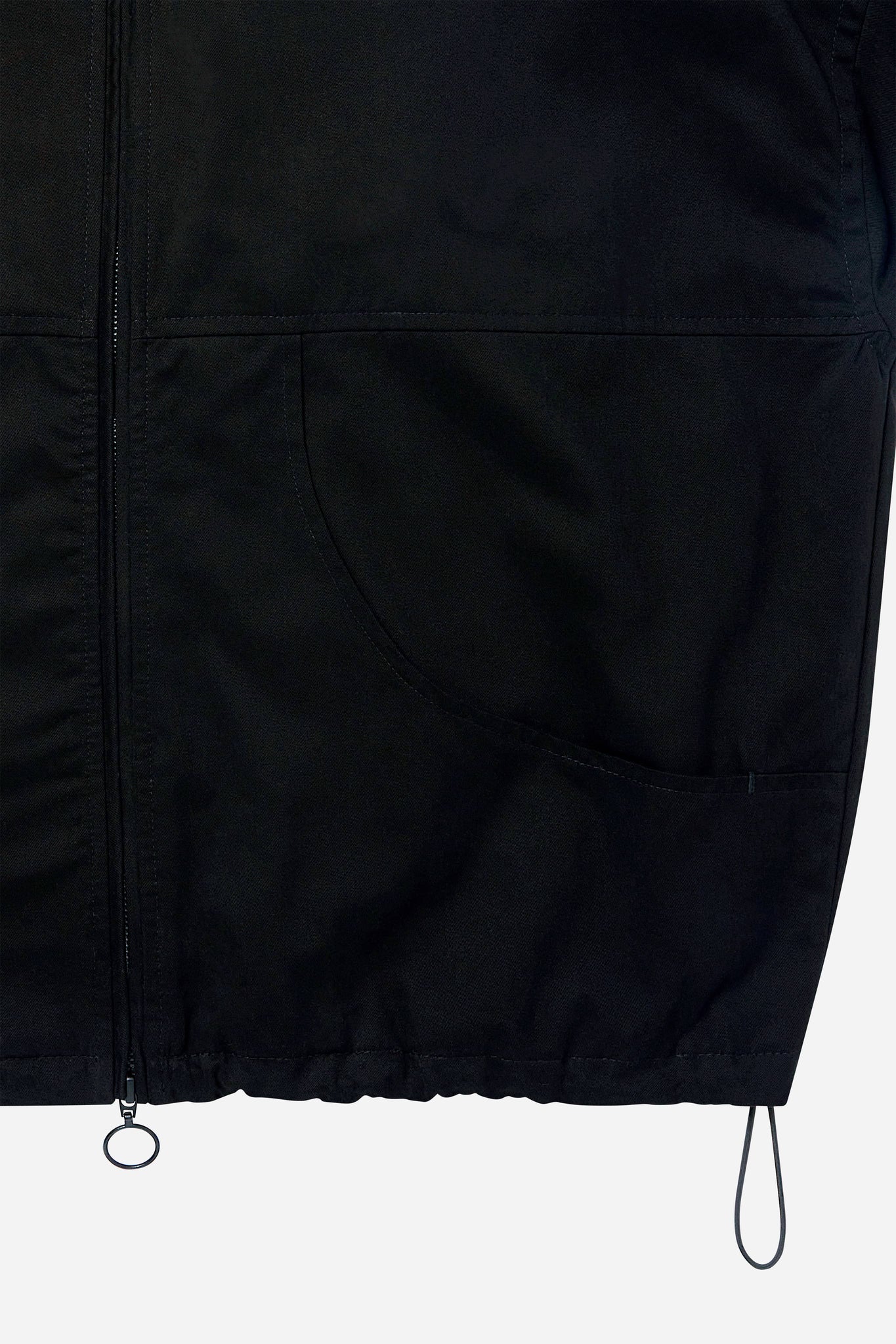 panelled track jacket black