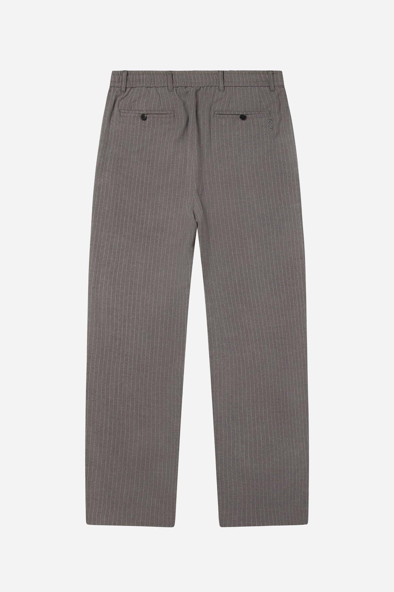 pinstripe everyday trouser grey/white