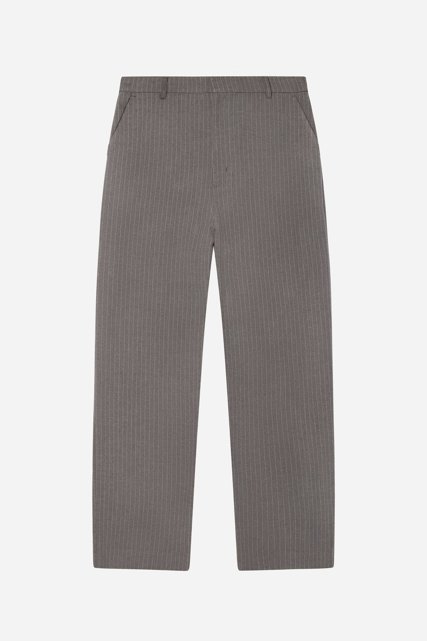 pinstripe everyday trouser grey/white